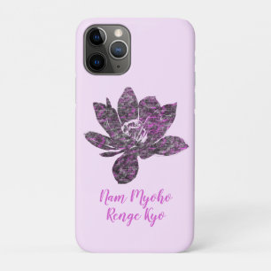 Spiritual Partly Purple Lotus Flower Nam Myoho Case-Mate iPhone Case