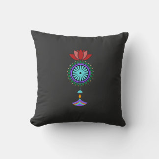 Spiritual pendant with lotus flower cushion
