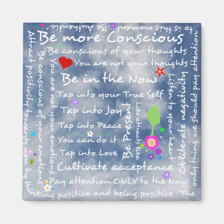 Spiritual positive affirmations magnet