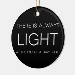 Spiritual Quote Ceramic Tree Decoration