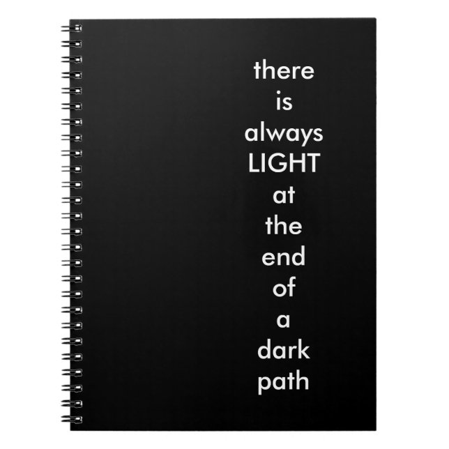 Spiritual Quote Spiral Notebook (Front)