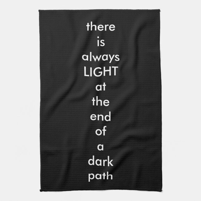 Spiritual Quote Tea Towel (Vertical)
