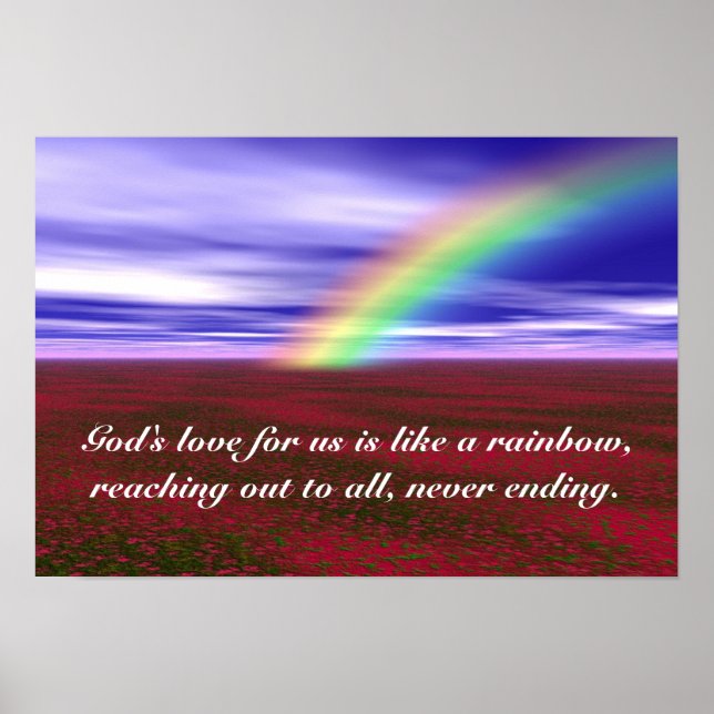 Spiritual Rainbow Poster (Front)