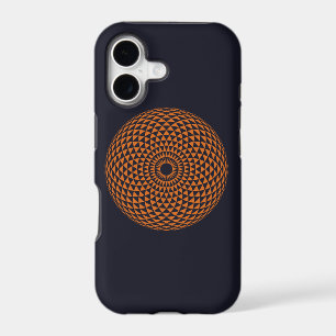 Spiritual Red Black White Mandala Geometric Art