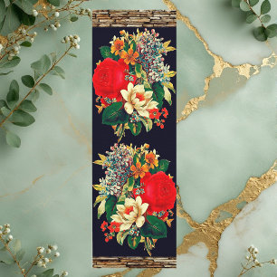 Spiritual Retreat Nature Floral Scene Garden Roses Yoga Mat