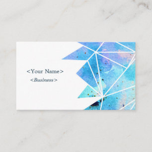 Spiritual Scattered Purple Triangle business Card