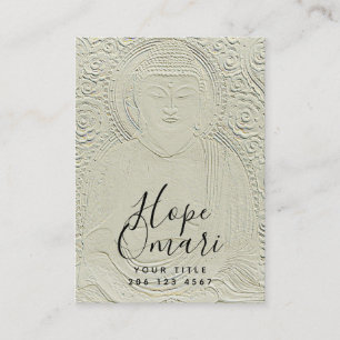 SPIRITUAL STILLNESS MEDITATION PORTRAIT BUSINESS CARD