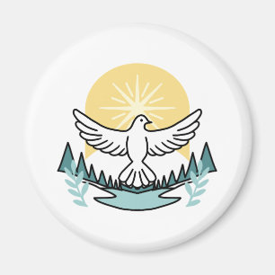 Spiritual Strength in God – Uplifting Christian Magnet