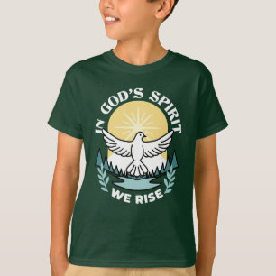 Spiritual Strength in God – Uplifting Christian T-Shirt