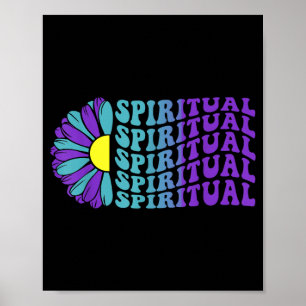 Spiritual Suicide Prevention Awareness Sunflower Poster