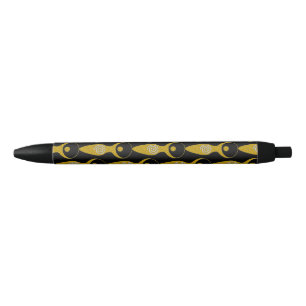 Spiritual Symbol - Goddess Of Earth Gaya 1 Flamele Black Ink Pen