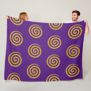 Spiritual Symbol - Spiral of Energy 1 Fleece Blanket