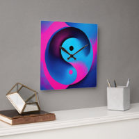 Spiritual Symmetry Yin Yang Colourful Abstract Art