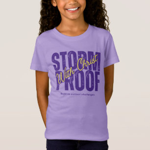 Spiritual Tee Jesus Prayer Bible verse Purple