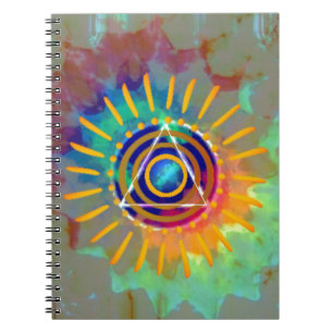 Spiritual Tyedye Spiral Notebook