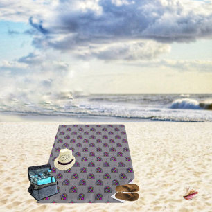Spiritual Window   Beach Towel