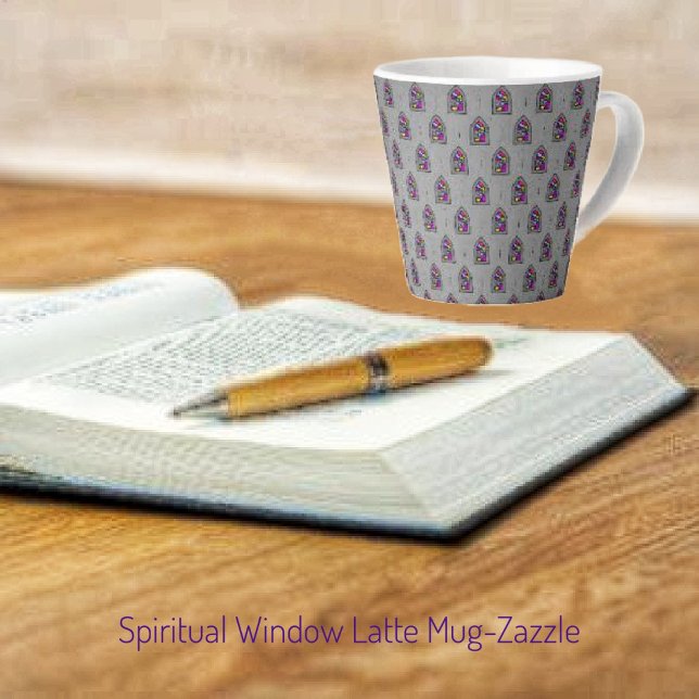 Spiritual Window   Latte Mug (Creator Uploaded)