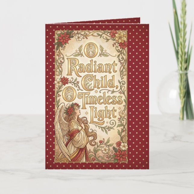 Spiritual Winter Blessing Card (Front)