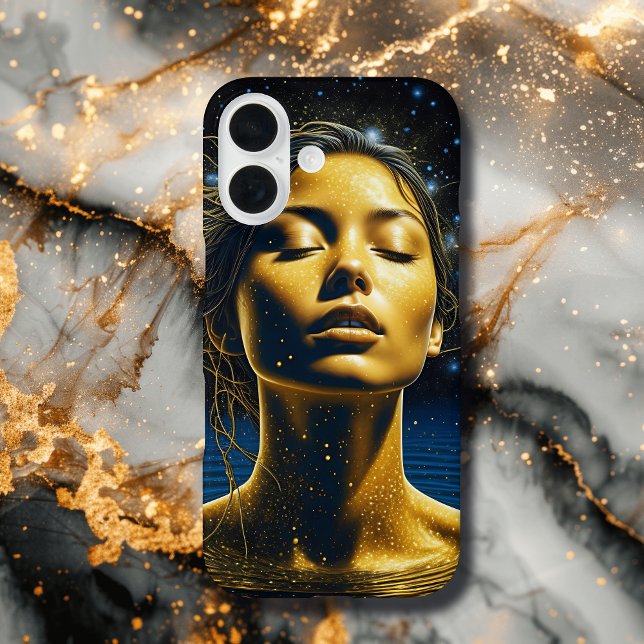 Spiritual Woman in Water under the Stars Case-Mate iPhone Case (Creator Uploaded)
