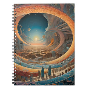 Spiritual World Sunrise Notebook