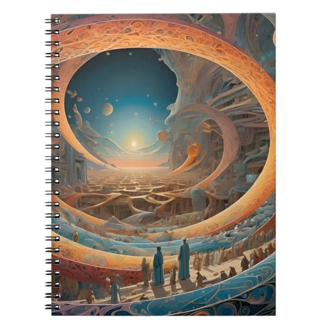 Spiritual World Sunrise Notebook (Front)