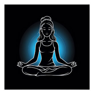 Spiritual Yoga Chic: Tranquillity in Motion Poster
