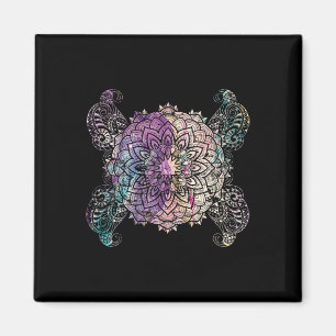 Spiritual Yoga Flow Sacred Geometry Prana Art Boho Magnet