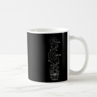 Spiritual Yoga Quote Lotus Flower And Moon Art - M Coffee Mug