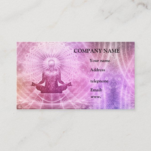 spiritualisme business card (Front)