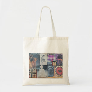 Spirituality Collage Tote Bag
