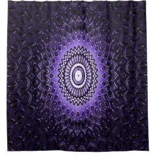 Spiritually Shining Mandala...... Shower Curtain