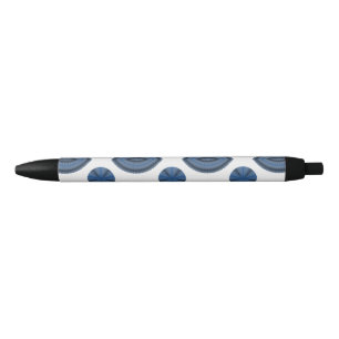 Spiro Flowers Pick any Background Colour Black Ink Pen