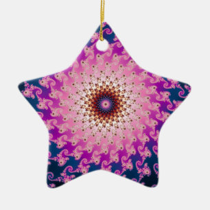Spirograph Ceramic Tree Decoration