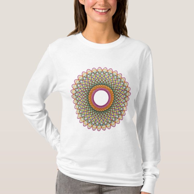 Spirograph Pride Pattern: Pan T-Shirt (Front)