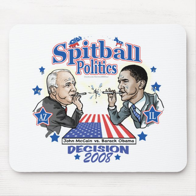 Spitball Politics 2008 Mouse Pad (Front)