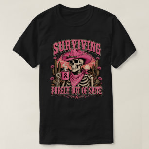 Spiteful Survivor Western Skeleton  T-Shirt
