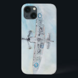 SPITFIRE. 'Ace Of Spades'. 2014. iPhone 13 Case<br><div class="desc">SPITFIRE. 'Ace Of Spades'. 2014. Oil on Canvas  Alexander Booth  Vincent / Private Collection / Bridgeman Images</div>