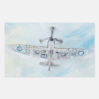 SPITFIRE. 'Ace Of Spades'. 2014. Rectangular Sticker