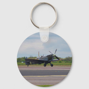 Spitfire After Landing Key Ring