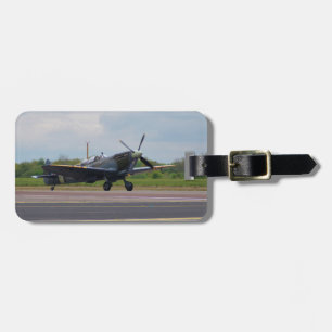 Spitfire After Landing Luggage Tag