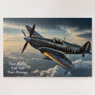Spitfire at Dusk – A Skyward Tribute Jigsaw Puzzle
