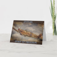 Spitfire Birthday Card by GJLC