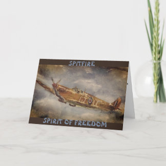 Spitfire Birthday Card by GJLC