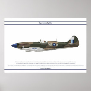 Spitfire GB 17 Sqn 1 Poster