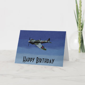 Spitfire Greetings Card
