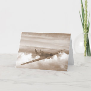 Spitfire Heading Home Card