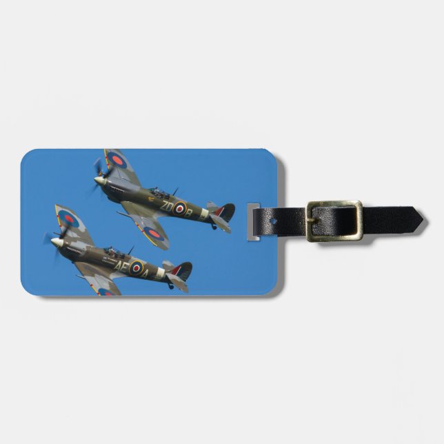 Spitfire Luggage Tag (Front Horizontal)