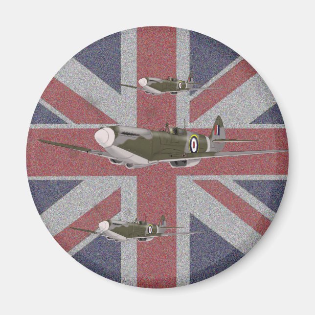 Spitfire Magnet. Magnet (Front)