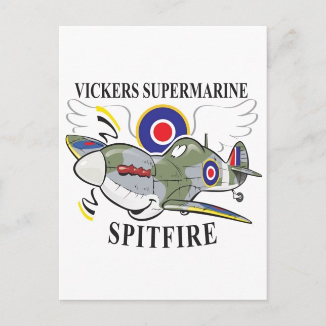 spitfire postcard (Front)