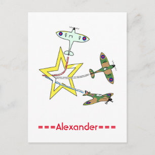 Spitfire Star Postcard